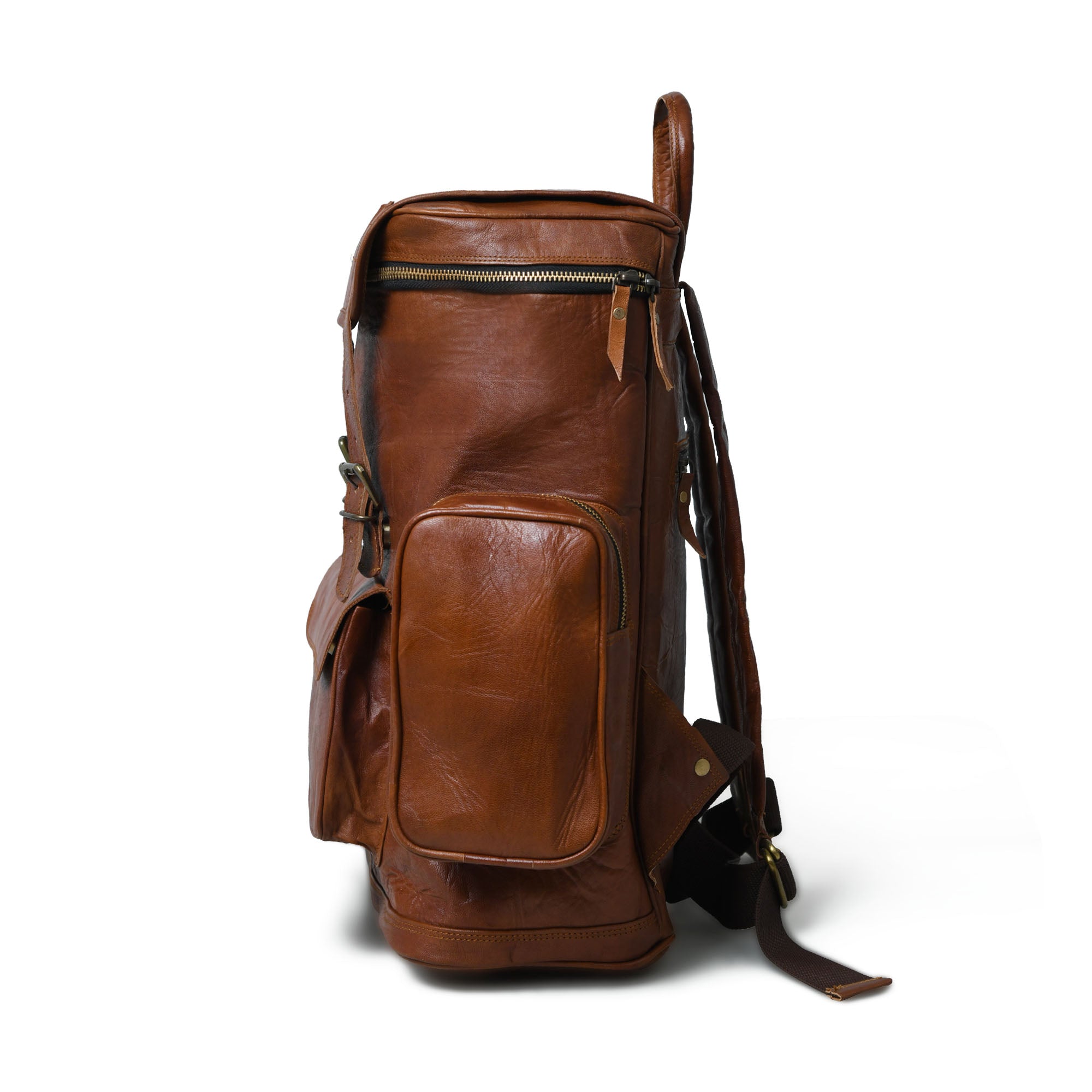 Retro Vintage Leather Backpack