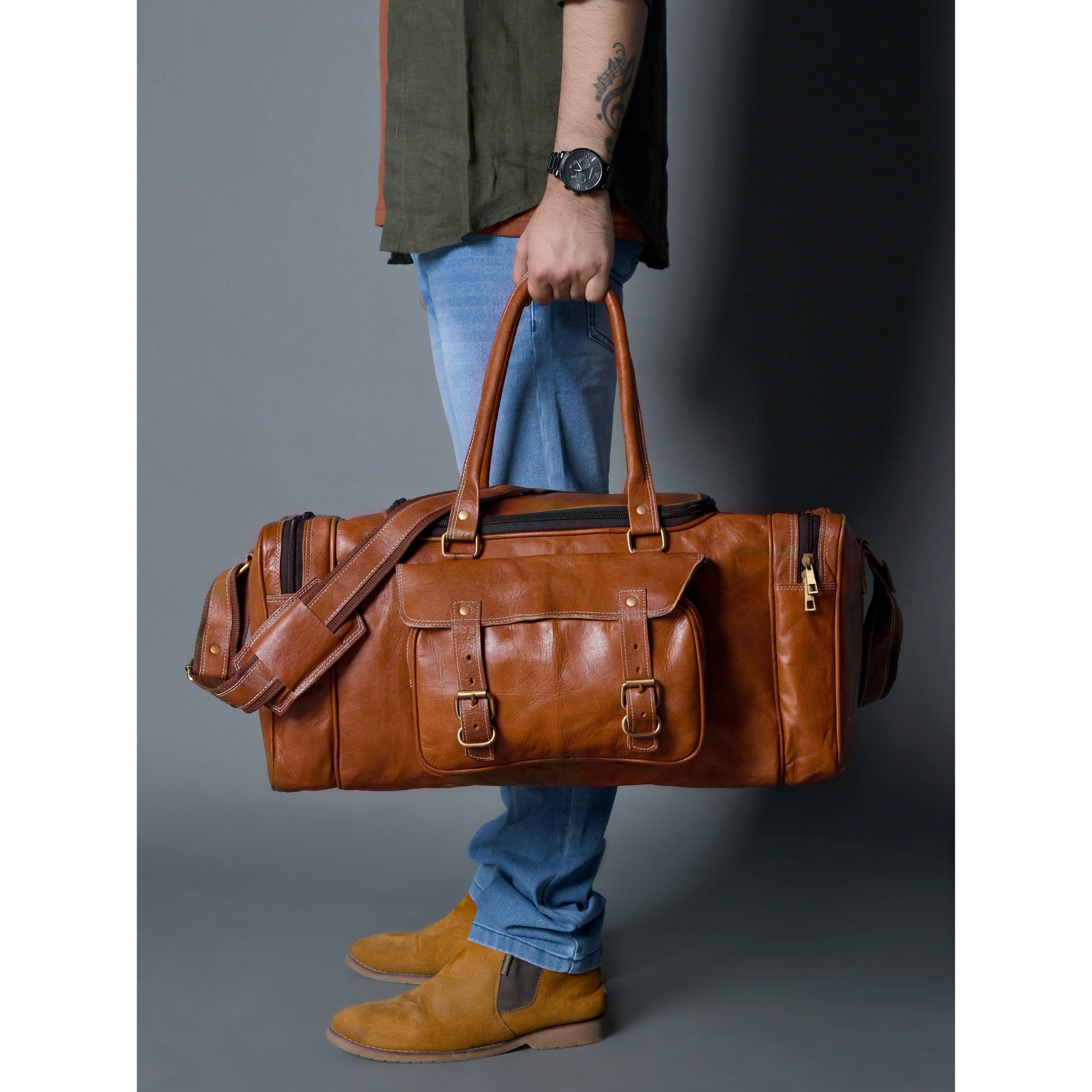 Walker Leather Duffle Bag