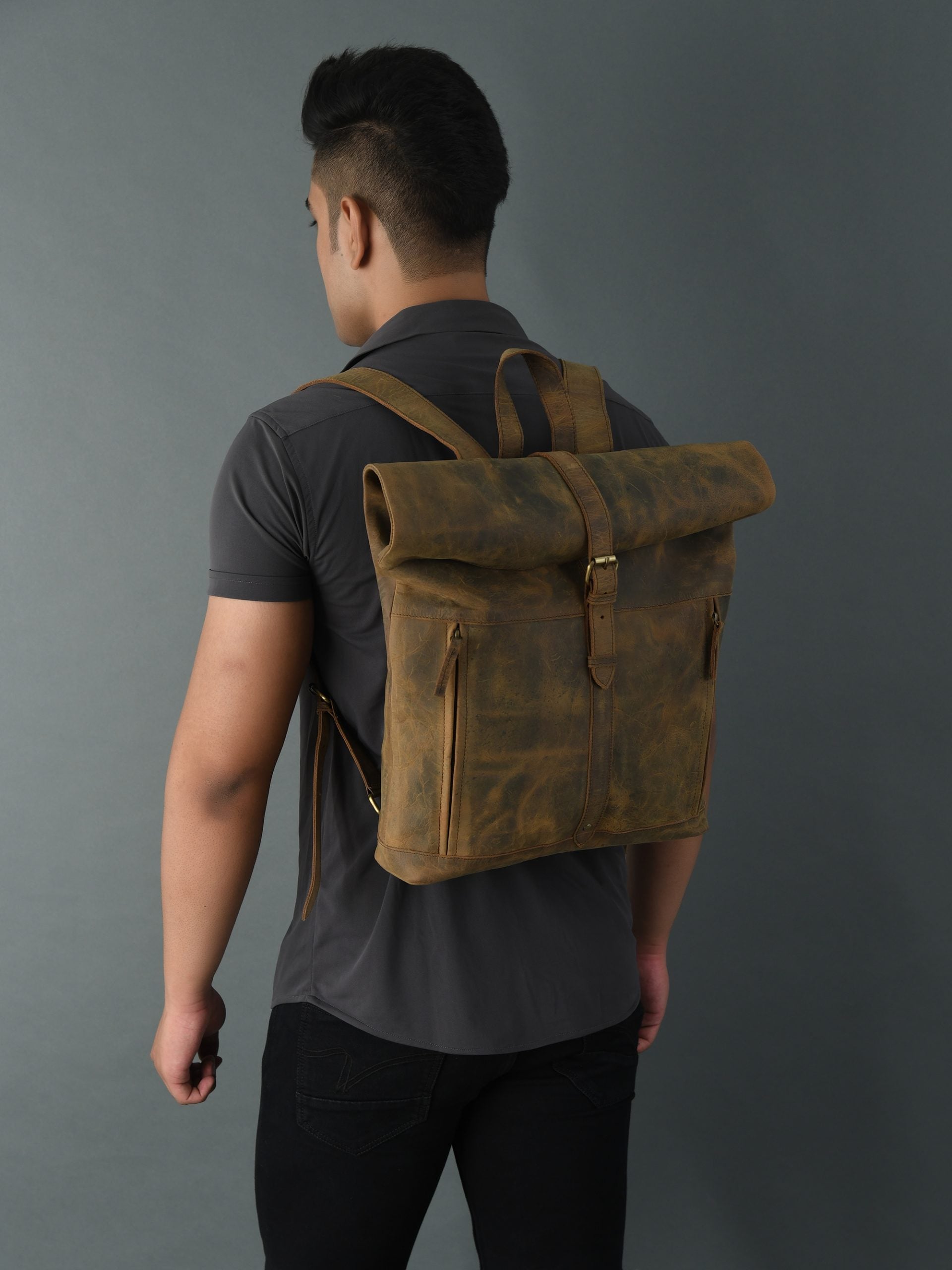 The Halk Roll Top Backpack