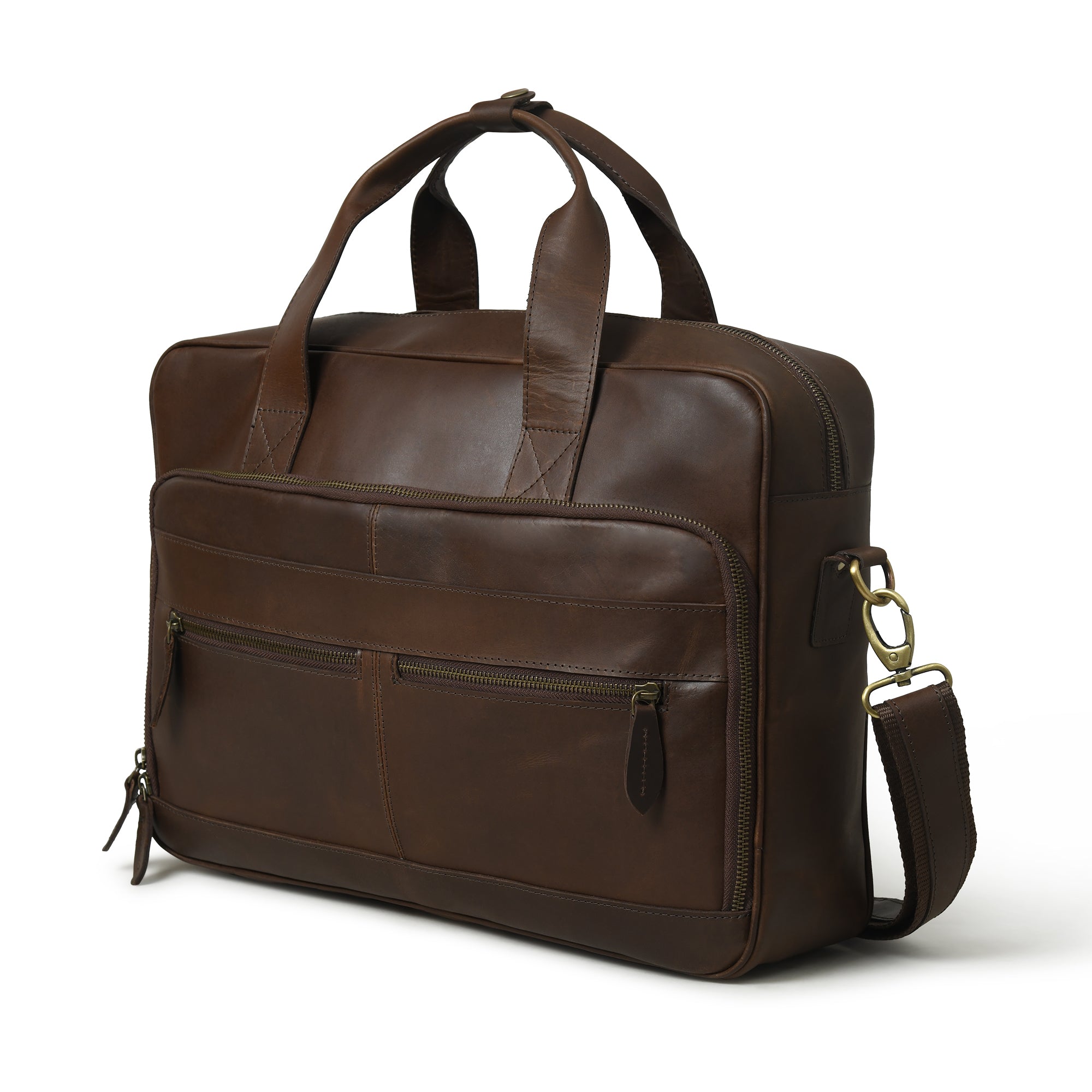 Redford Leather Briefcase