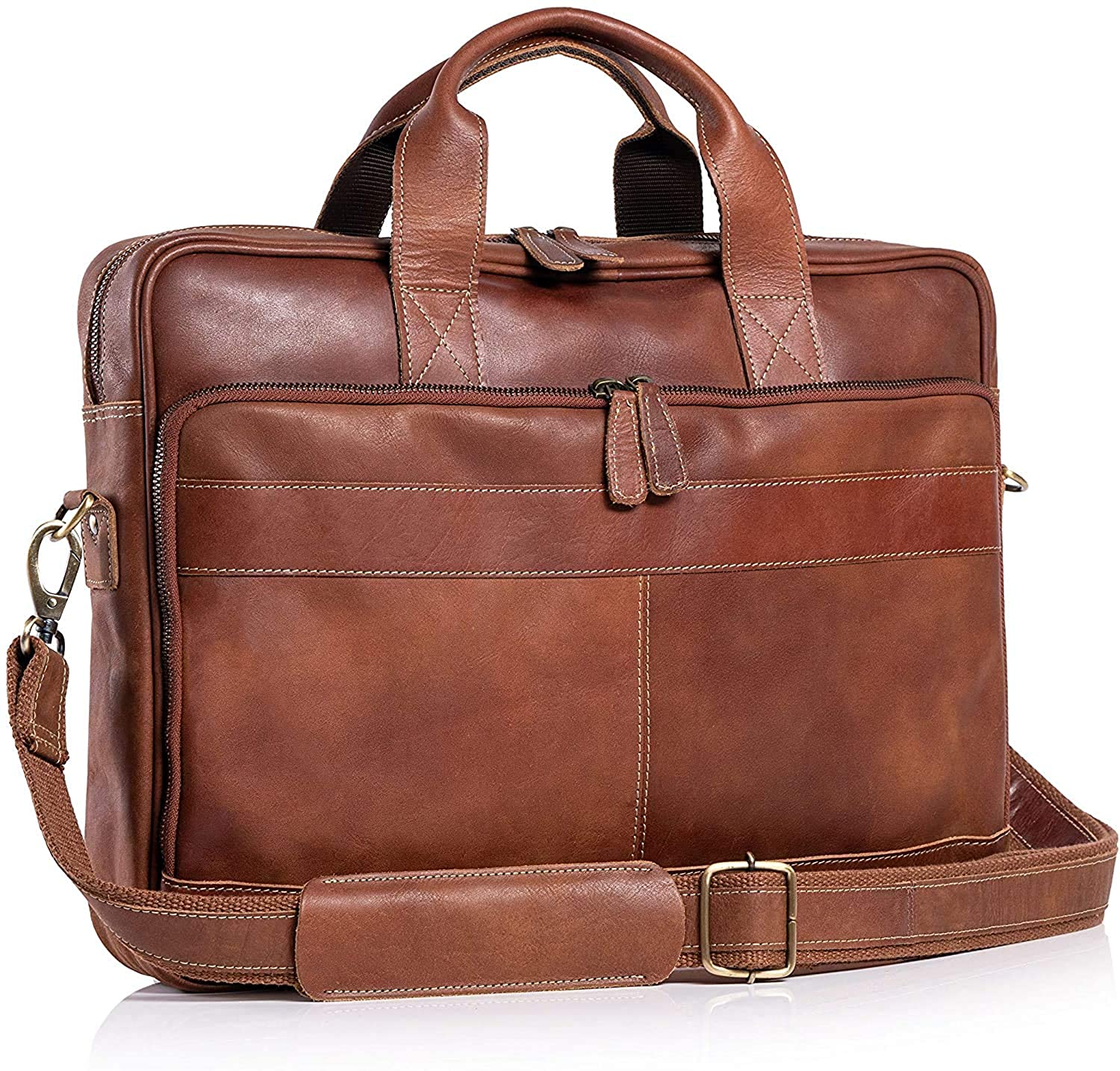 Ryder Leather Office Briefcase