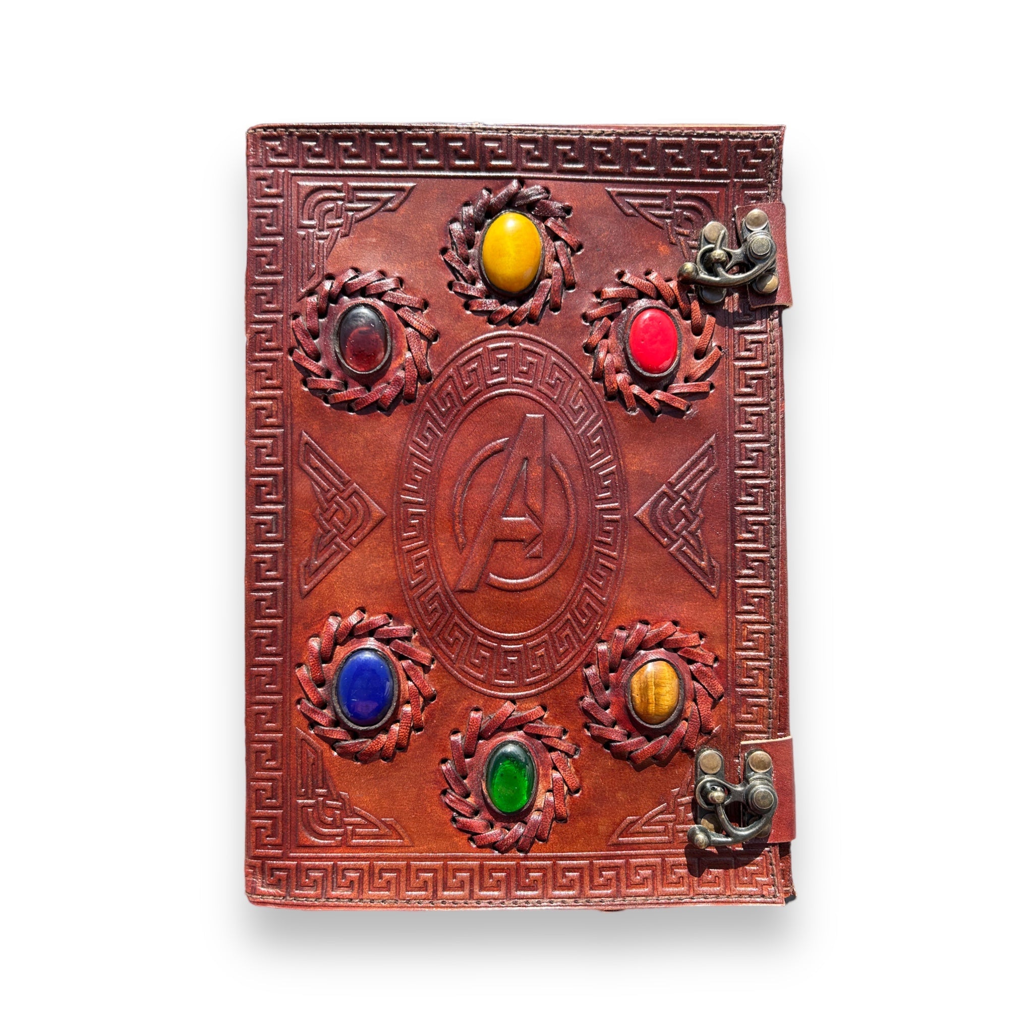Avenger Leather Journal With Stones