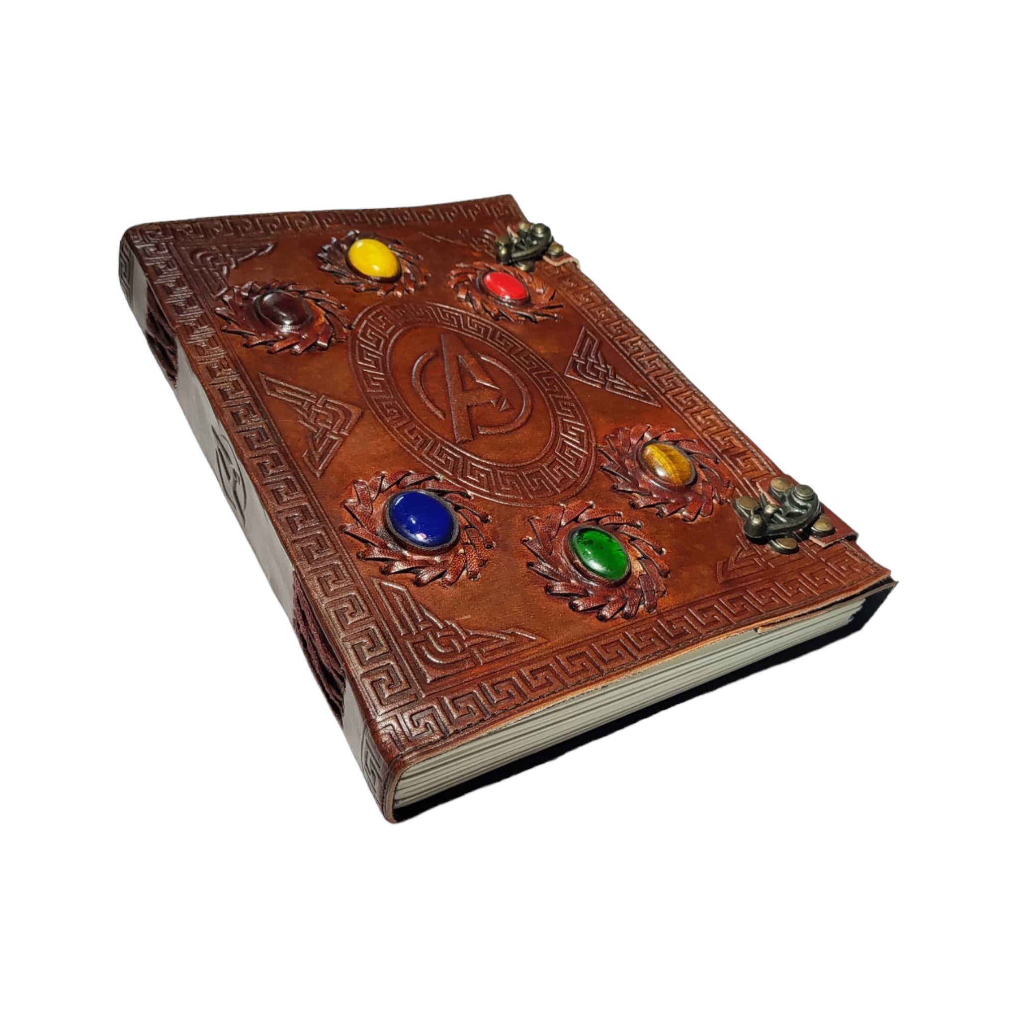 Avenger Leather Journal With Stones