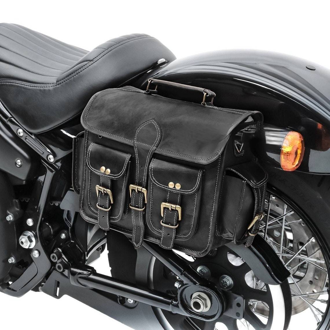 Motorcycle Side Saddle Bag