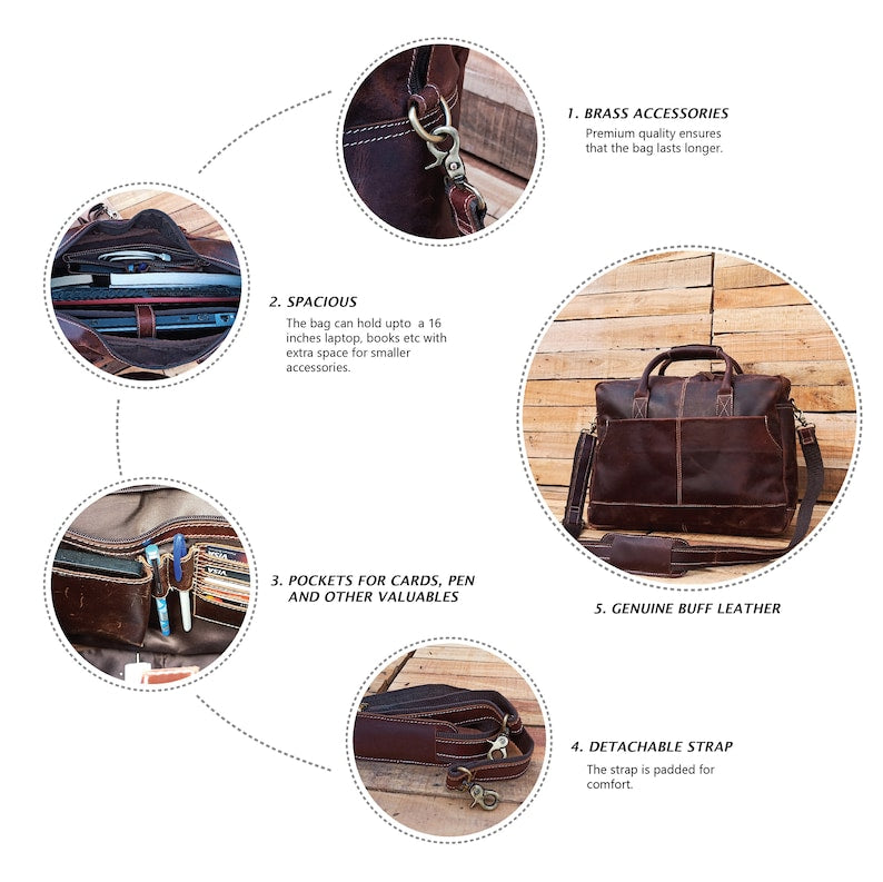 The Everyday Leather Briefcase